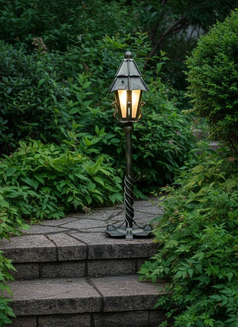 Kuta Lampa Ogrodowa Latarnia – Aranżacja przy Schodach