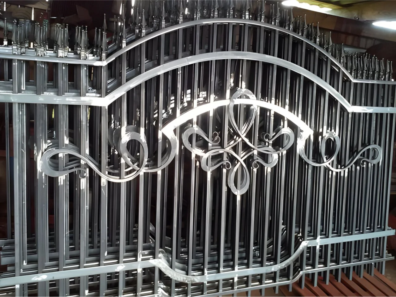 Kute Panele Ogrodzeniowe - Wzór Łukowy