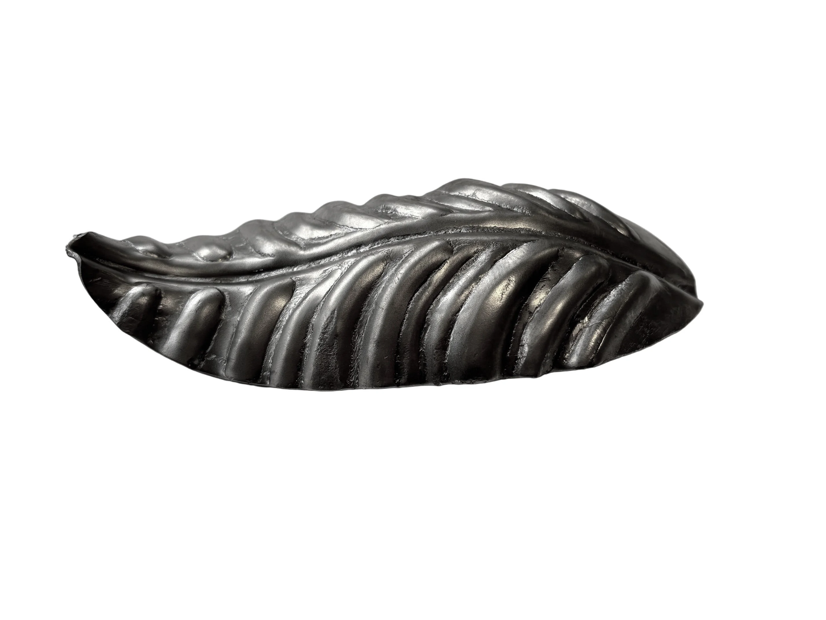 Kuty Liść Stalowy – Detal Roślinny Metaloplastyka