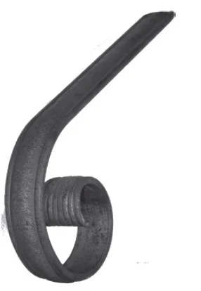 Kuty pochwyt poręczowy 50x10 300x170mm