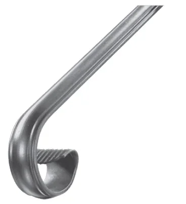 Kuty pochwyt poręczowy 50x14 300x100mm