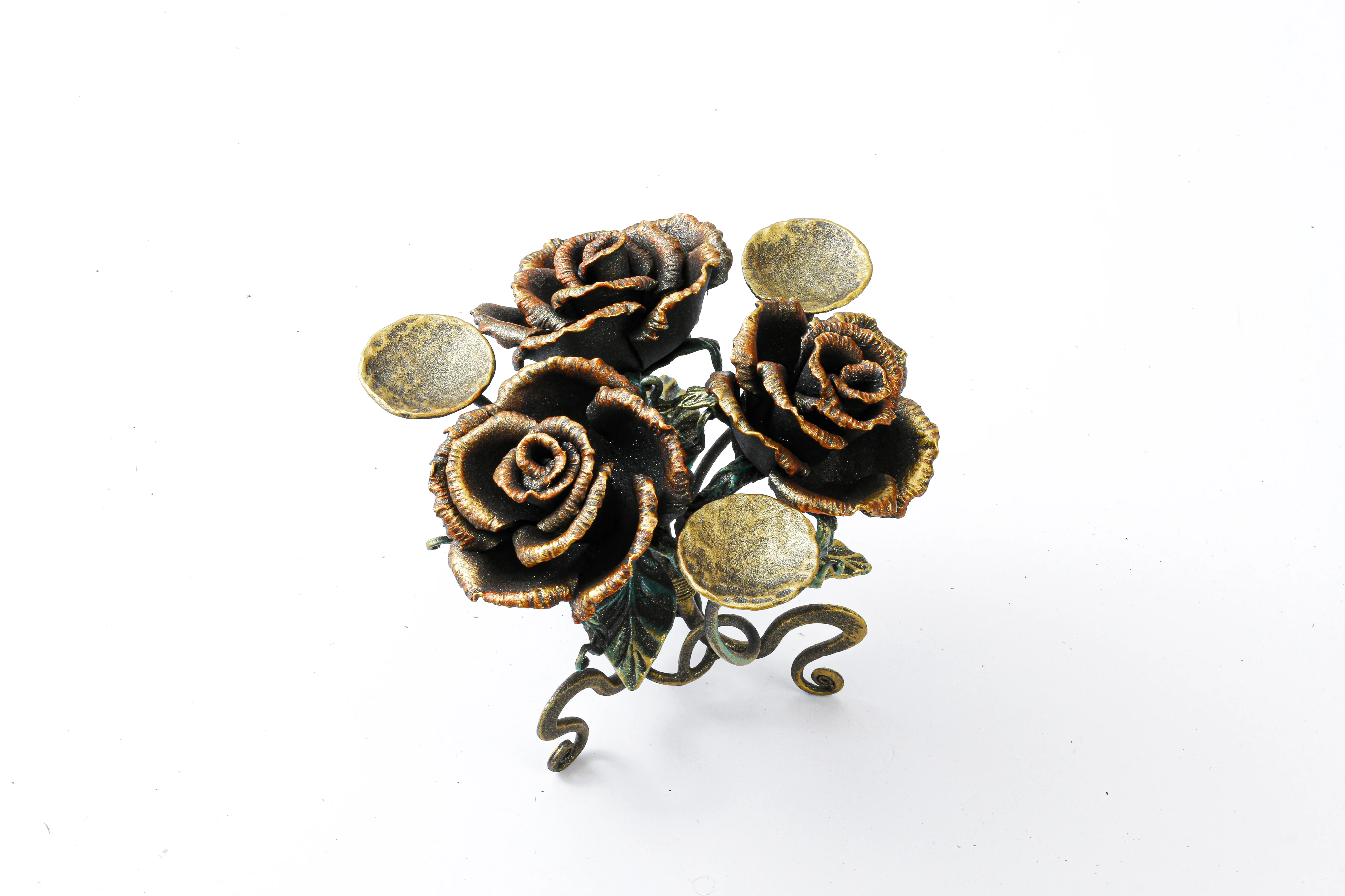 Kuty Świecznik Róże - Widok z Góry