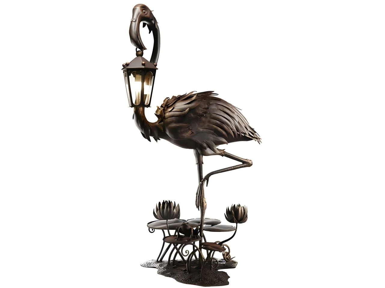 Lampa ogrodowa kuta - Flaming z latarnią