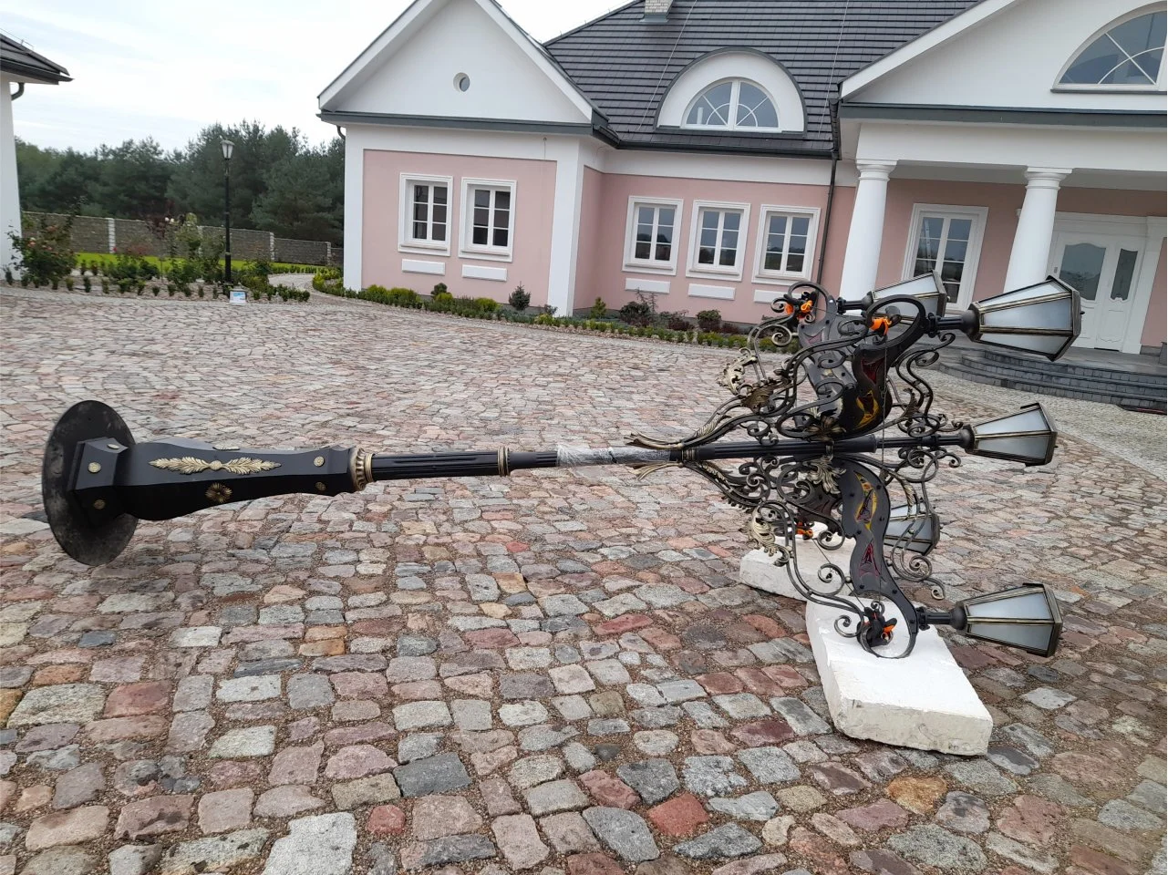 Latarnia kuta ogrodowa - Przed montażem