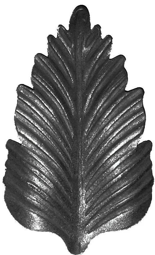 Liść kuty ozdobny - wzór głęboki