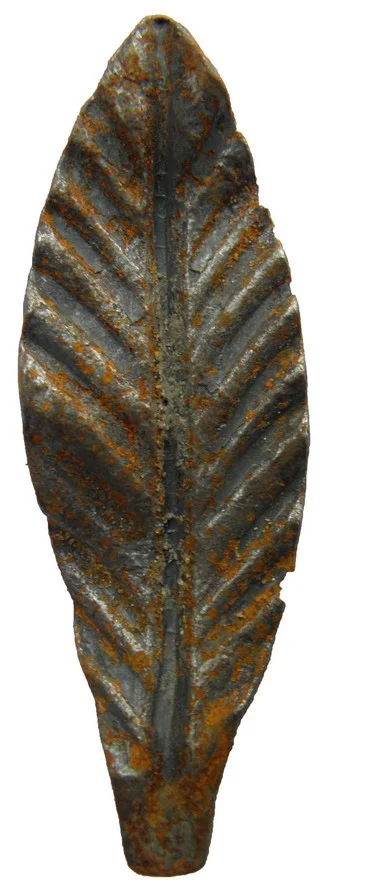 Liść kuty ozdobny - wzór surowy