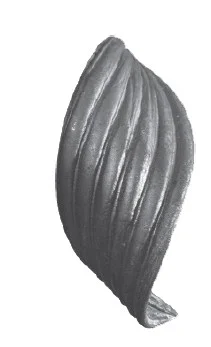 Liść kuty zwinięty prawy - profil