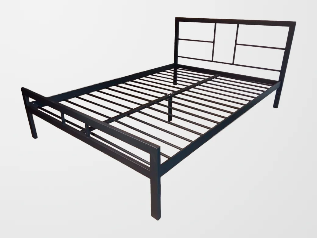 Łóżko Metalowe - Widok pod Kątem (Wariant 5)