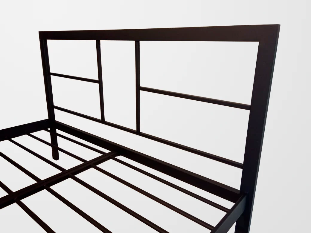 Łóżko Metalowe - Detal Wezgłowia (Wariant 4)