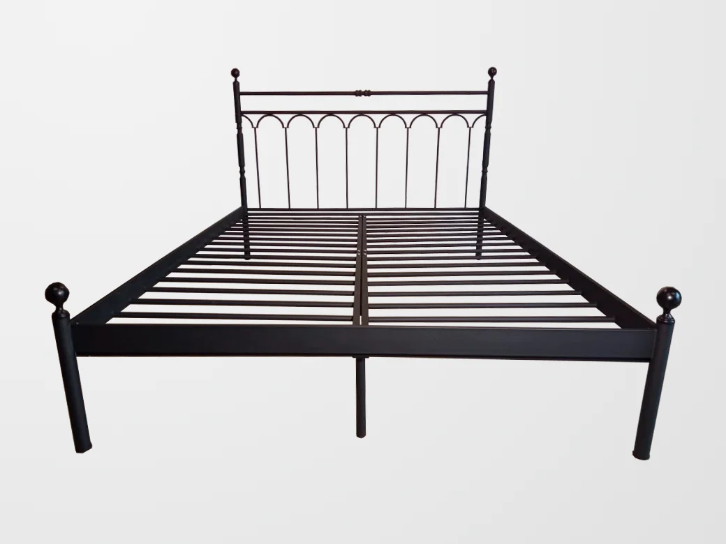 Łóżko Metalowe Retro - Front (Wariant 9)