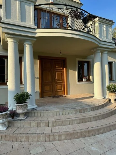 Luksusowa balustrada kuta - bukiet kwiatowy - rezydencja