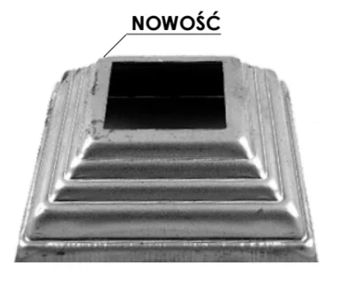 Maskownica metalowa 74x84mm, otwór 40x60 mm 13.491.64