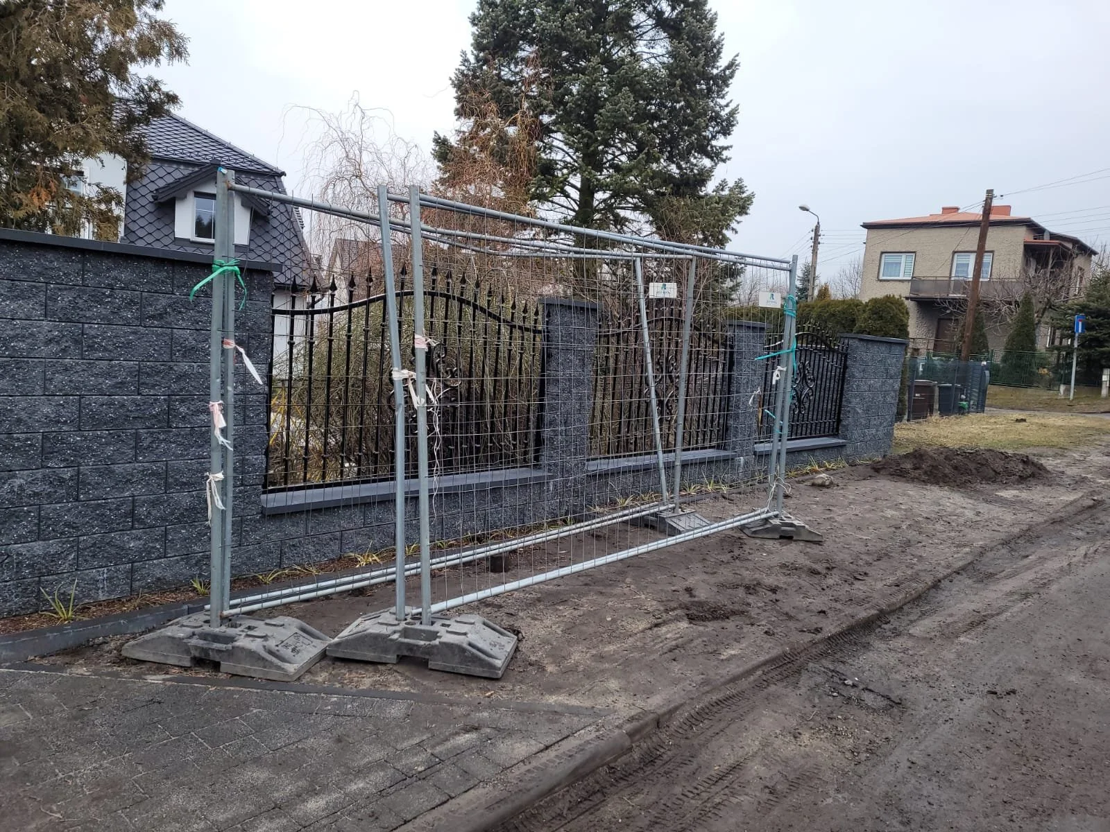 Ogrodzenie Kute - Realizacja