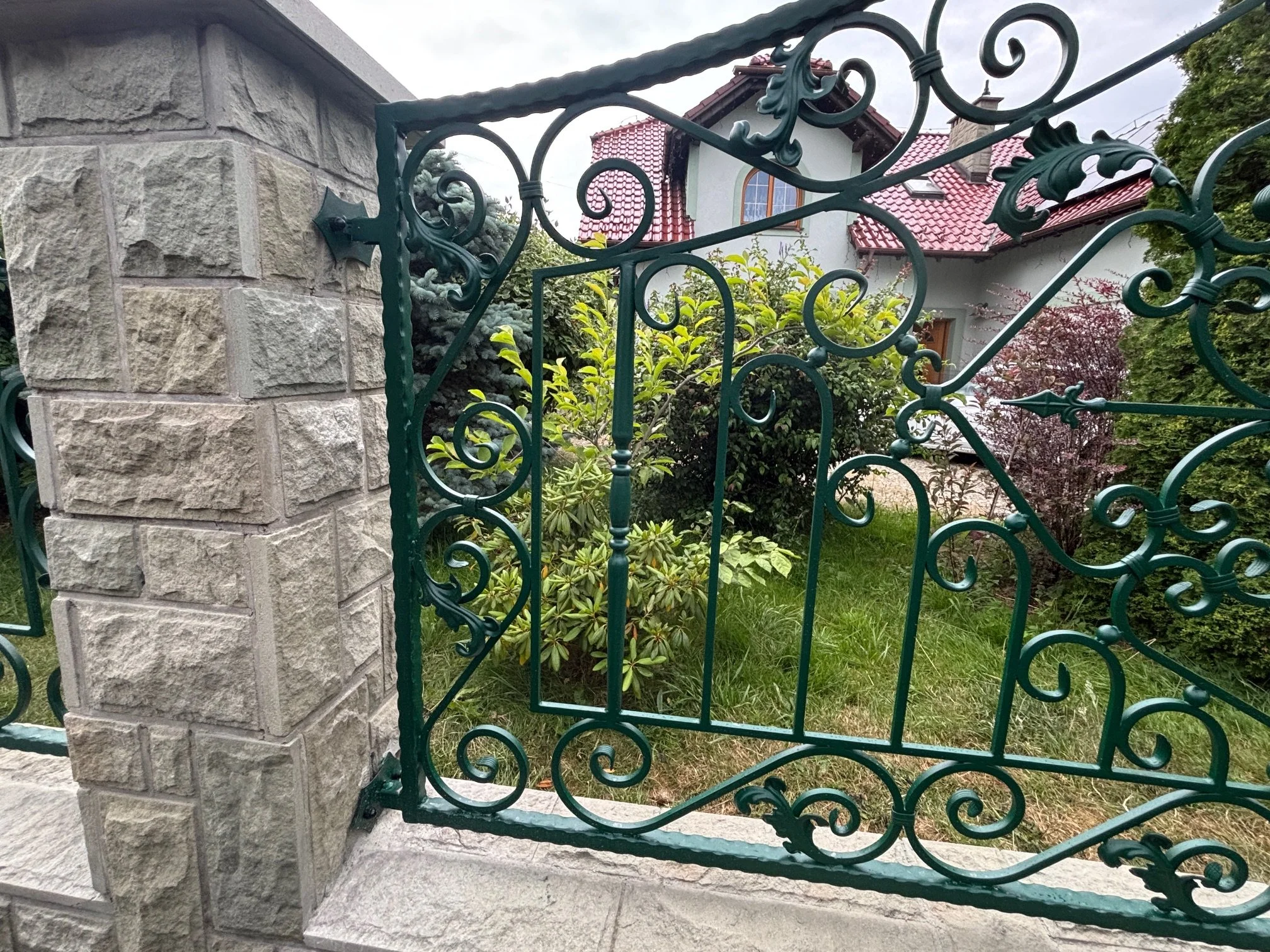 Ogrodzenie Zielone - Narożnik