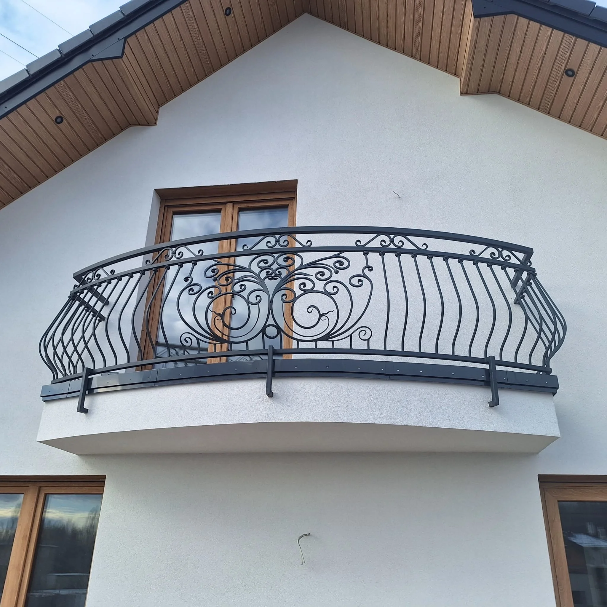 Balustrada Balkonowa - Łukowa Nowoczesna