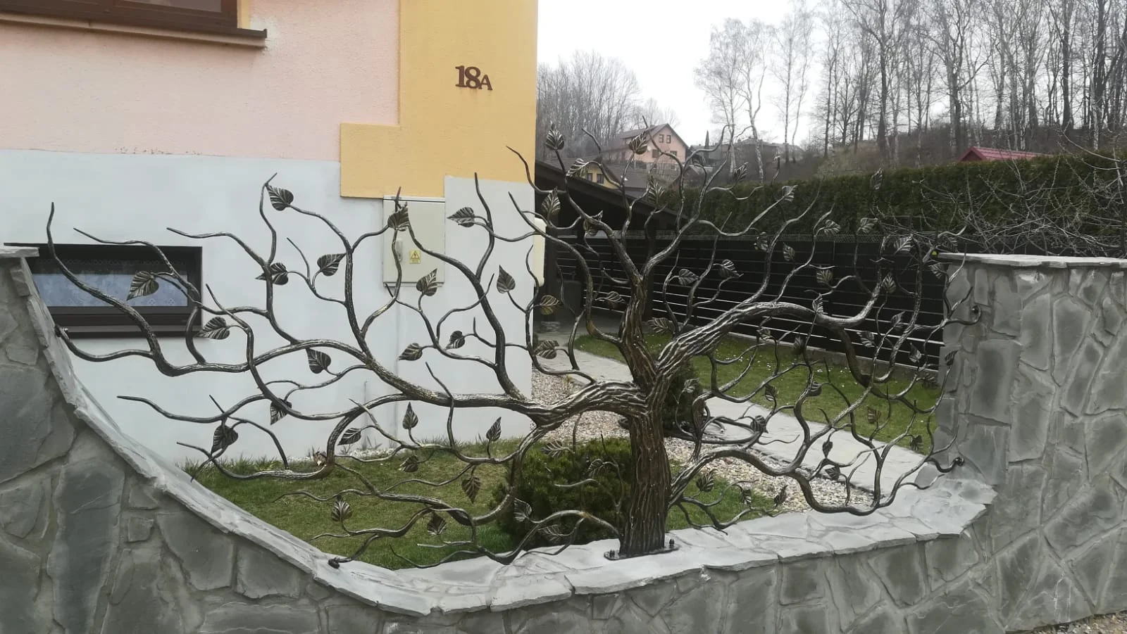 Ogrodzenie Artystyczne - Motyw Drzewa