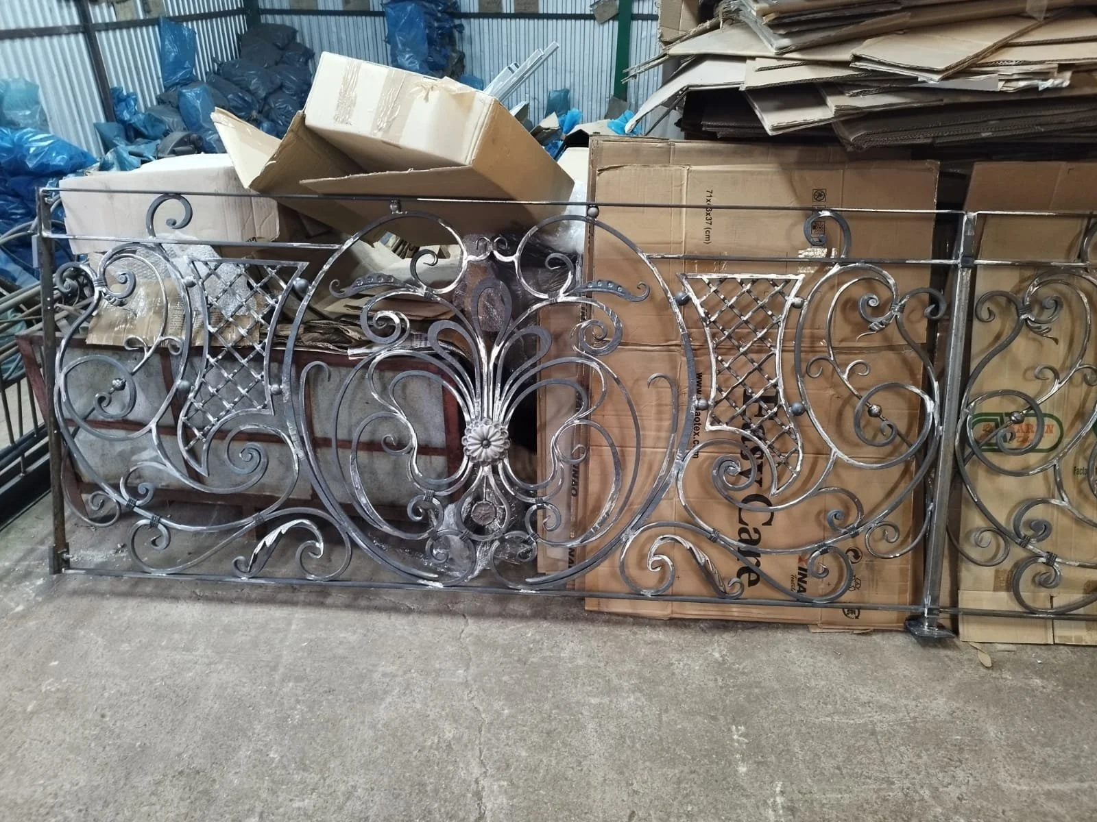 Ogrodzenie Kute - Detal Secesyjny