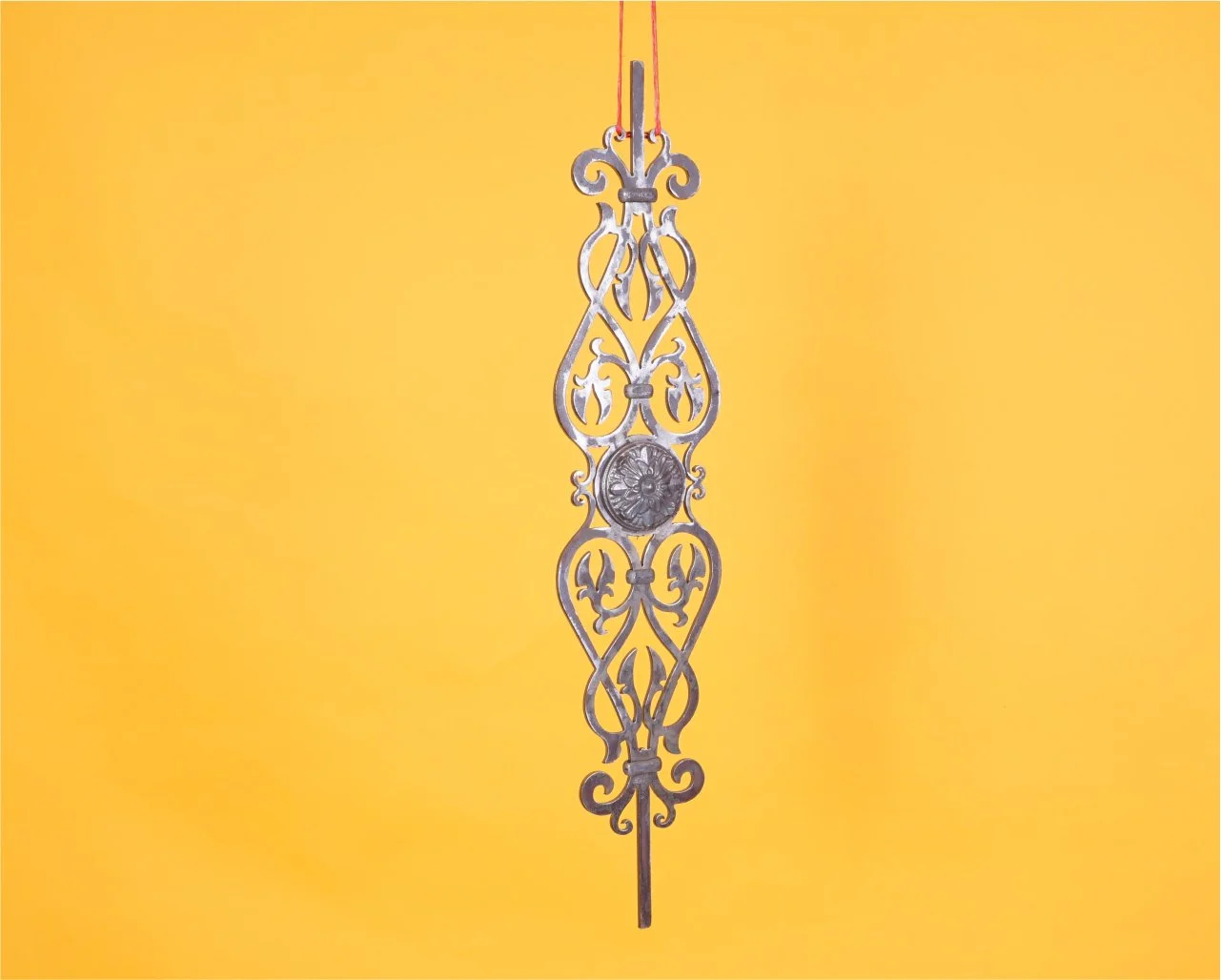 Pionowy Element Ogrodzeniowy - Bogaty Wzór Roślinny (Wariant 3)