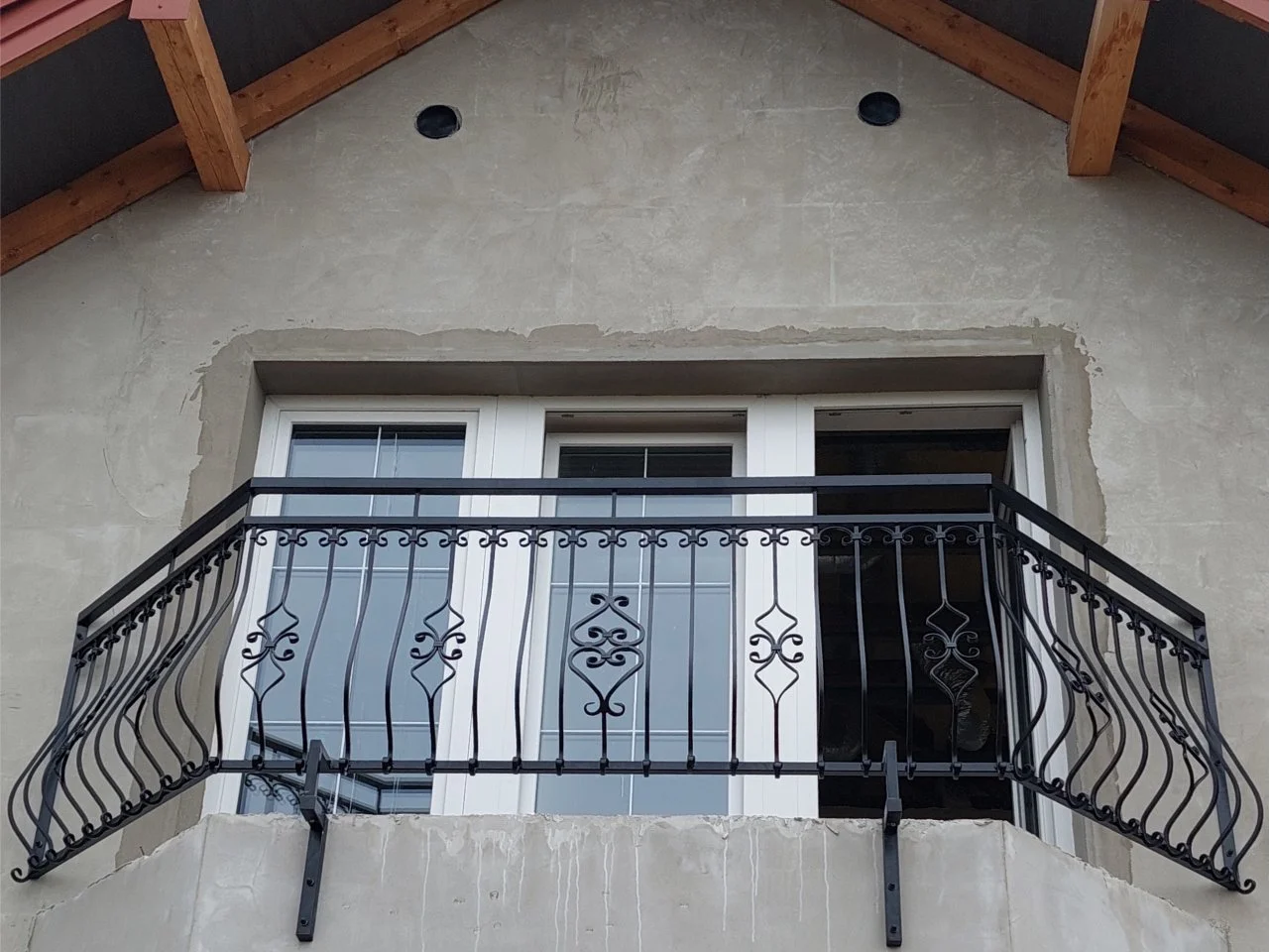 Ogrodzenie Kute Grafitowe - Ornament Dolny