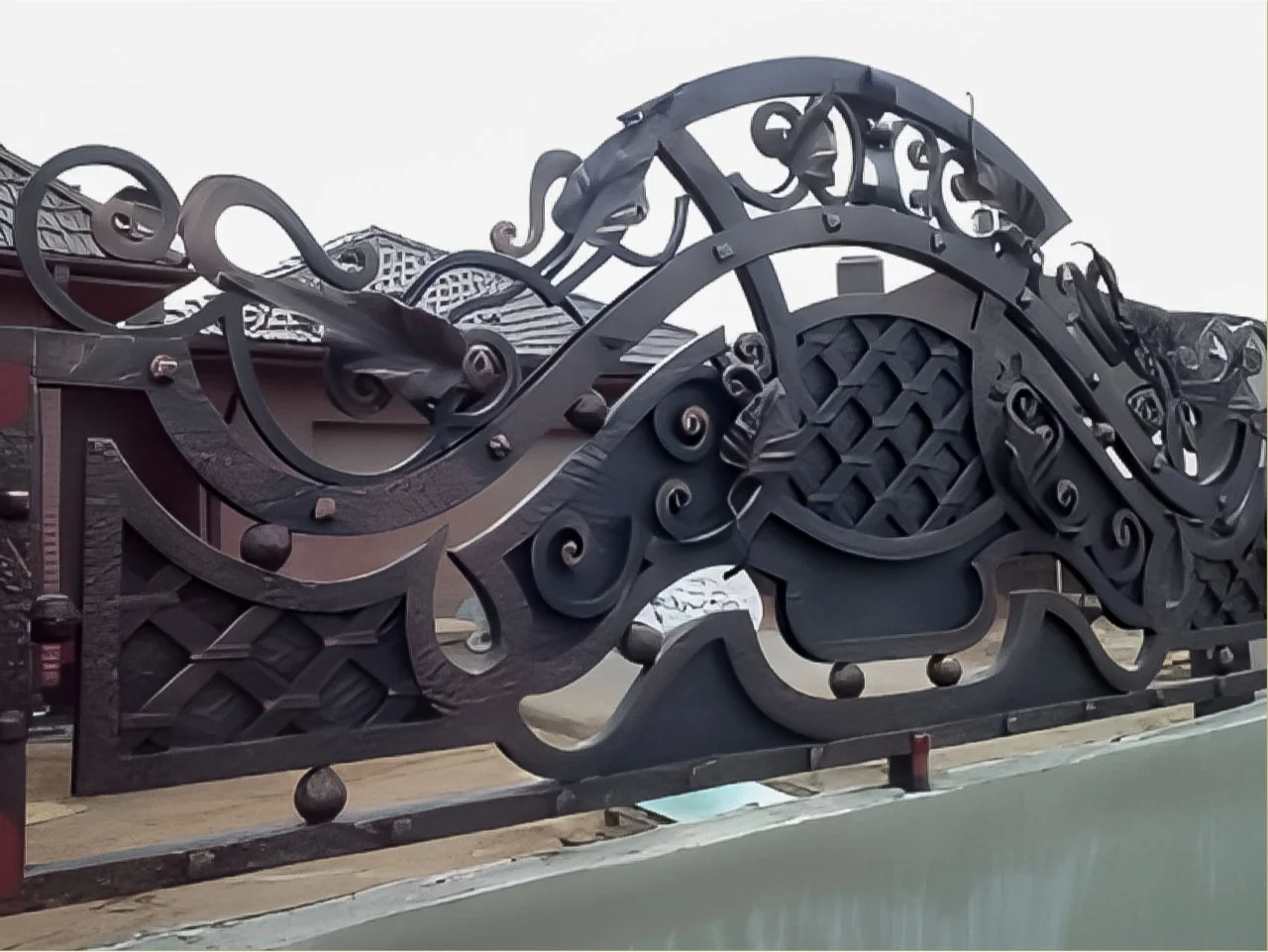 Ogrodzenie Kute Modern Classic - Czarny Mat