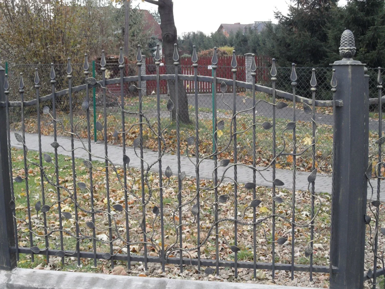 Ogrodzenie kute przęsła stalowe OK49