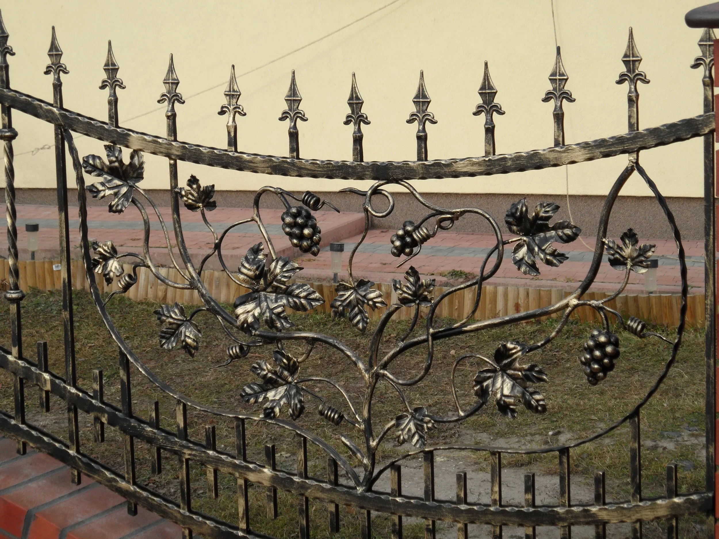 Ogrodzenie kute przęsła stalowe OK52