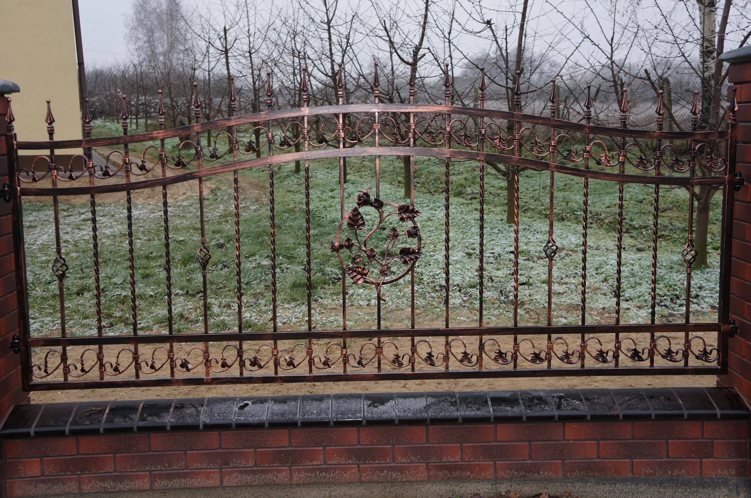 Ogrodzenie kute przęsła stalowe OK57