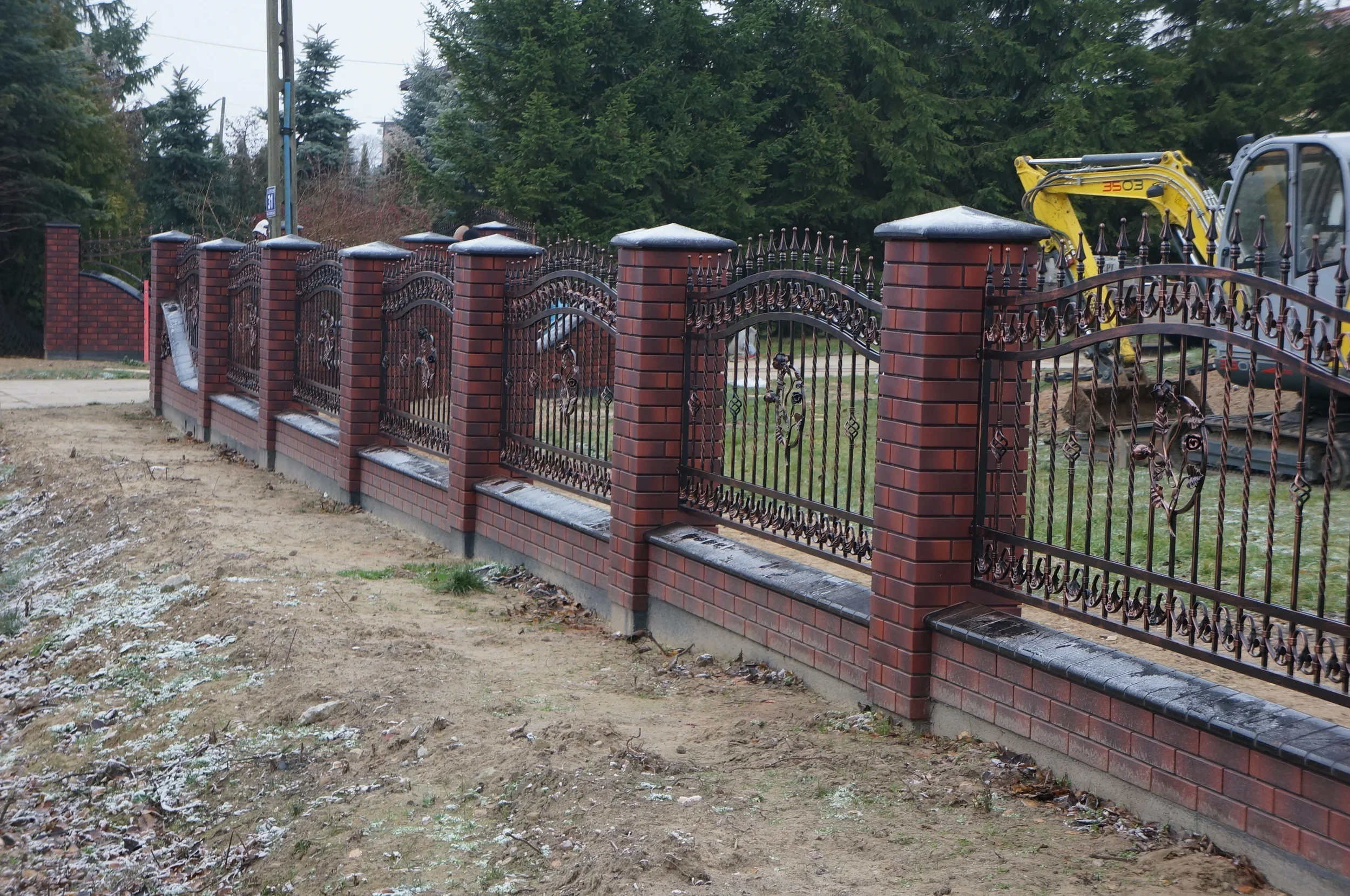 Ogrodzenie kute przęsła stalowe OK57