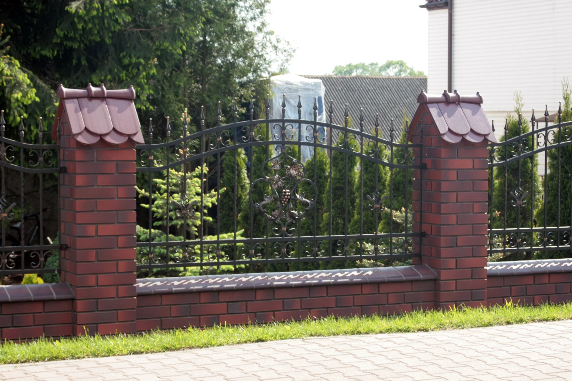 Ogrodzenie Kute i Słupki z Klinkieru