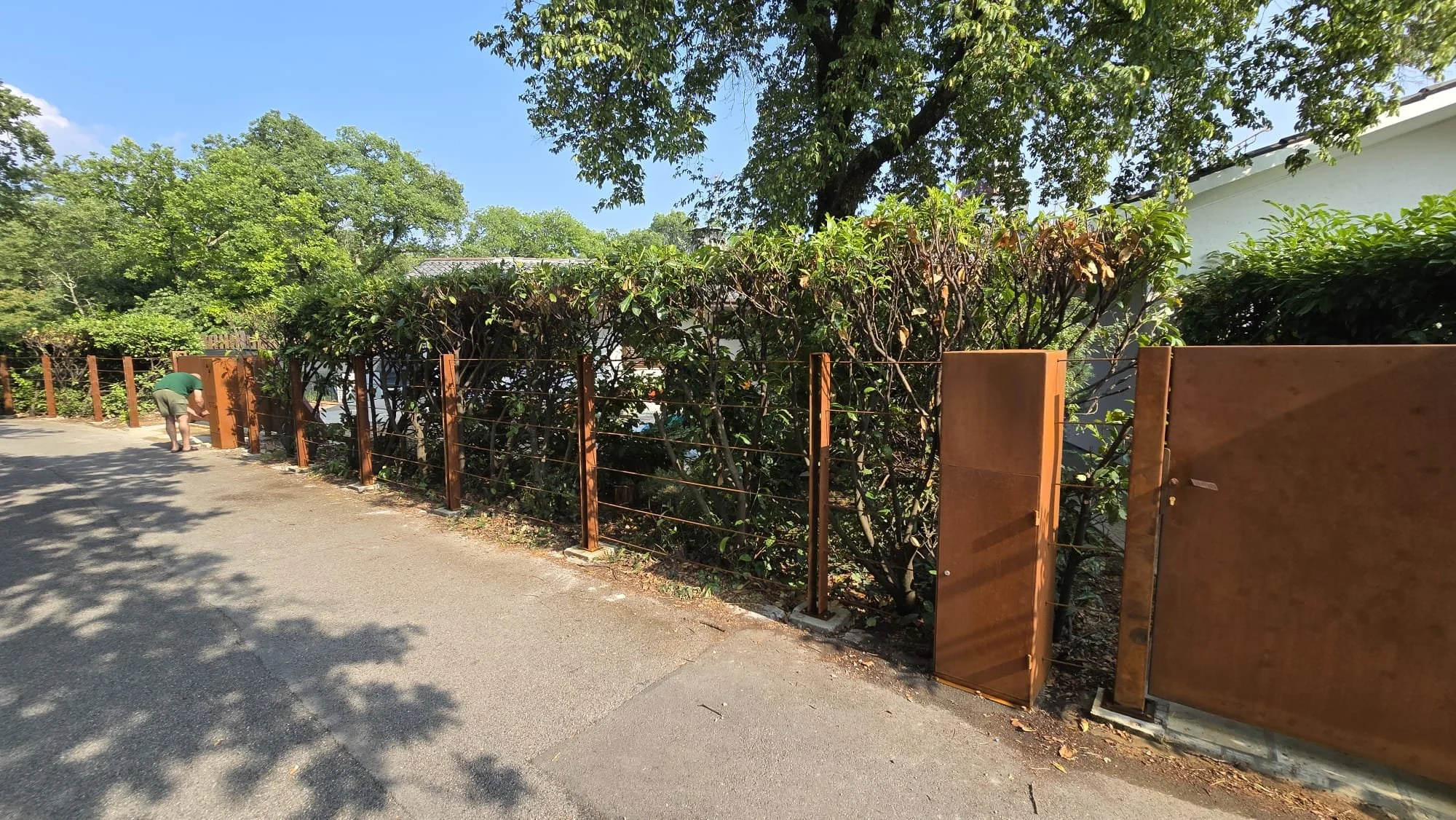 Ogrodzenie Corten - Panele Ogrodowe