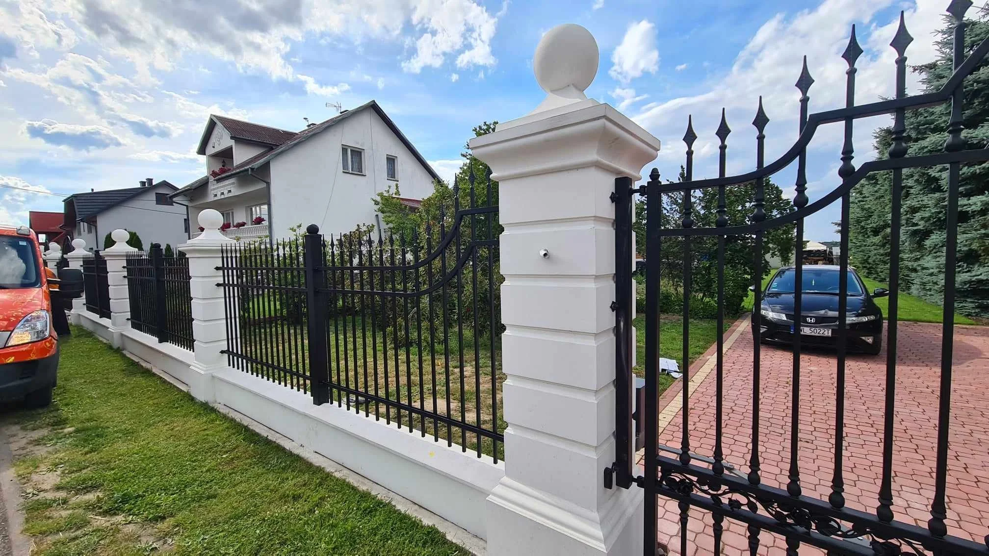 Ogrodzenie Rezydencjonalne - Perspektywa i Biel
