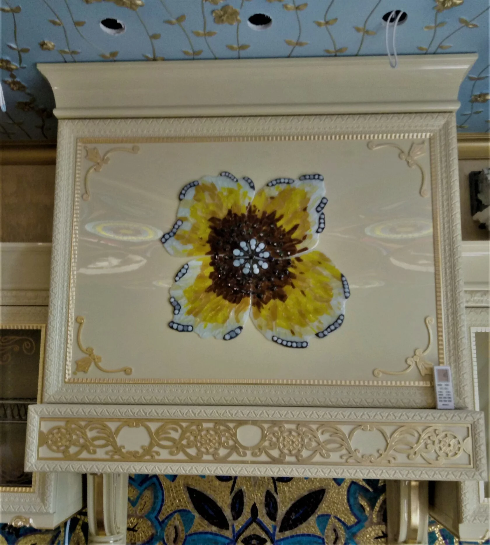 Okap Kuchenny - Zdobienie Mozaiką (Kwiat)