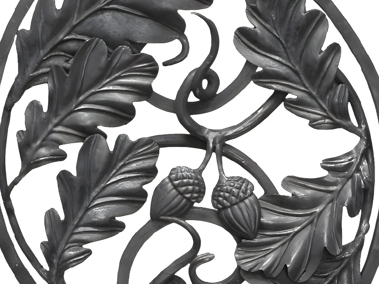 Ornament Kuty Dębowy - Liście i Żołędzie