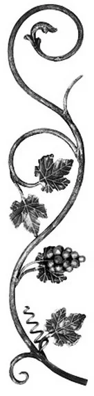 Panel kuty pionowy 'Winnica'