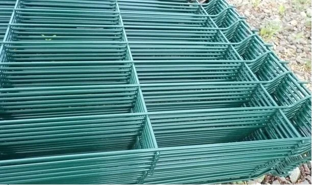 Panel ogrodzeniowy 3D zielony - zbliżenie