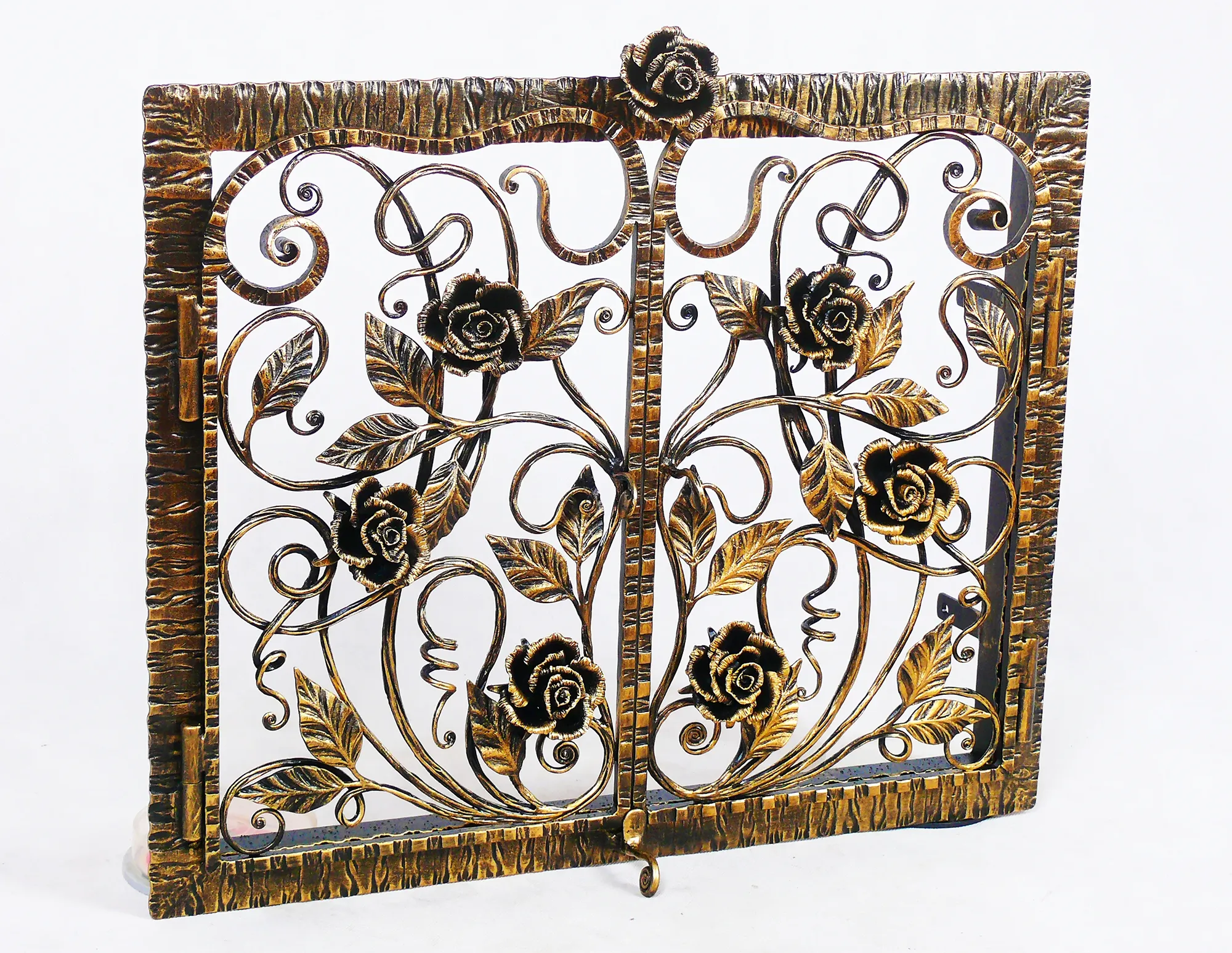 Parawan kominkowy klasyczny (widok z boku)