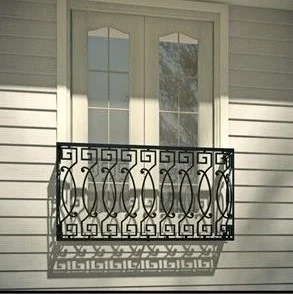 Portfenetr geometryczny z pasem greckim