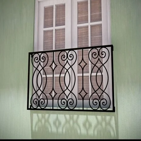 Portfenetr z motywem serc i nieskończoności