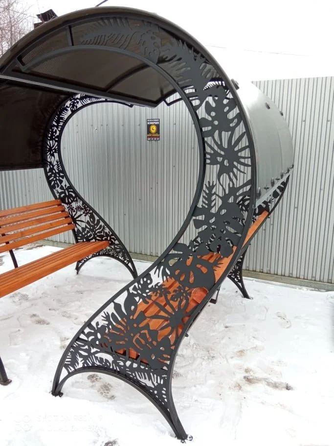 Precyzja cięcia laserowego - Detal ławki