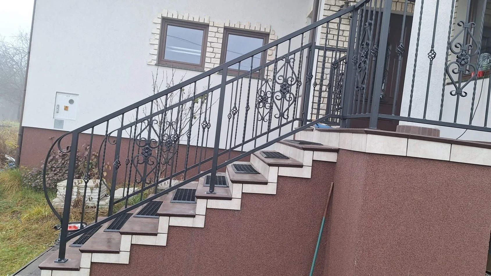 Projekt 3D balustrady schodowej - Wzornictwo przemysłowe