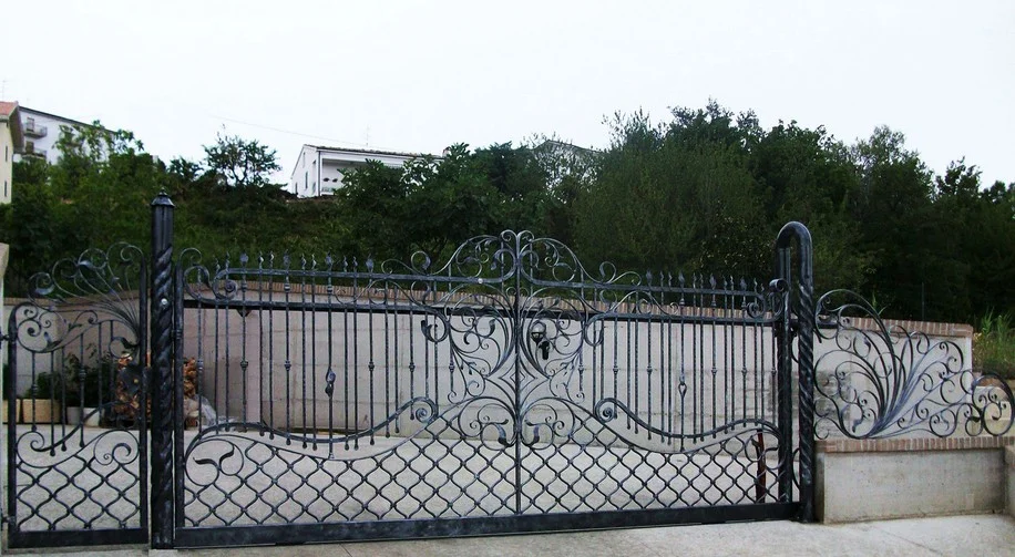 Przęsło kute ozdobne - realizacja 1466