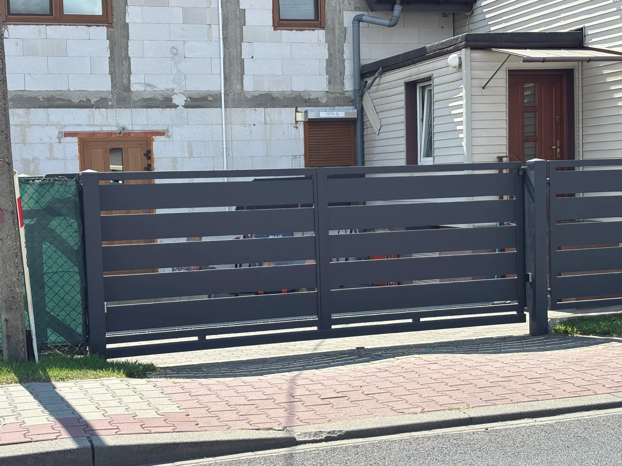 Przęsło Palisadowe Poziome – Antracyt Mat