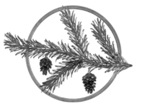 Rozeta Kuta Igliwie 390x510 mm  model 03.312.07