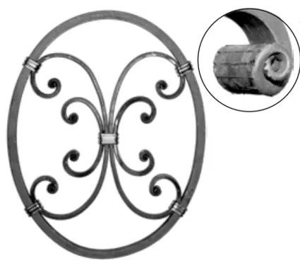 Rozeta Kuta jajo 330x280 mm   03.611