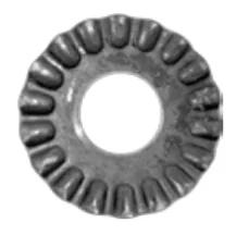 Rozeta Kuta Okrągła Falista z Otworem