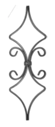 Rozeta Kuta Romb 10x5 mm 420x145 mm 03.400