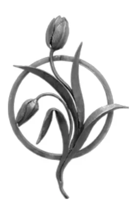 Rozeta Kuta Tulipan 430x250 mm model 03.303.05