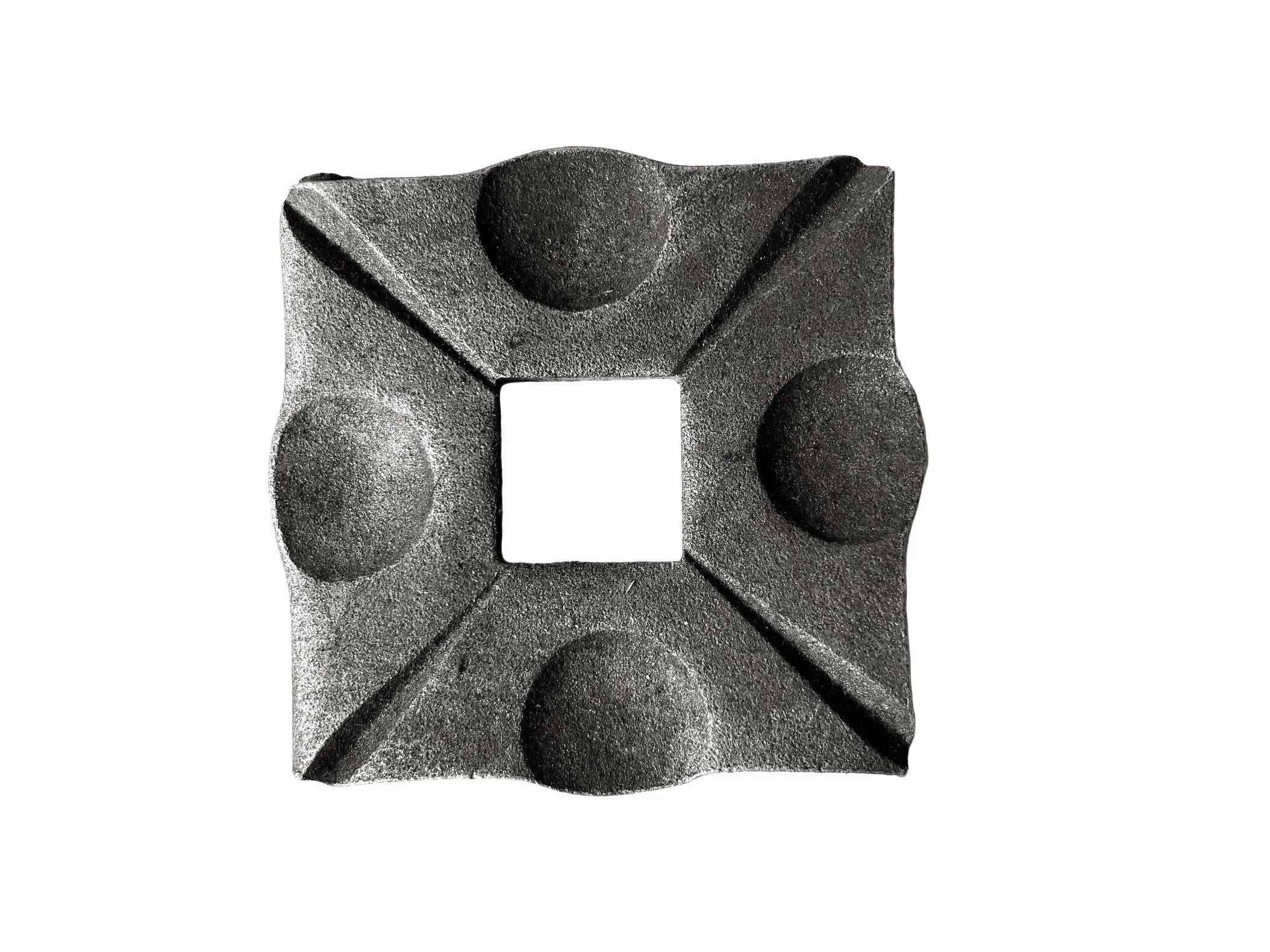 Rozeta Stalowa Kwadratowa – Surowa