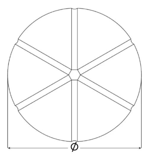 Rozeta stalowa okrągła maskująca v2 1440