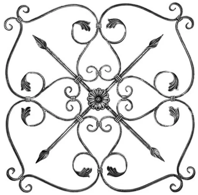 Rozeta kuta kwadratowa 'Cztery Włócznie'